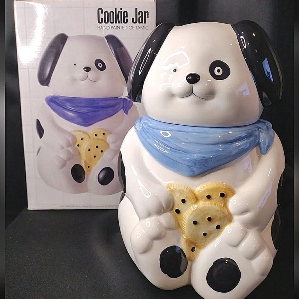 Vintage Dog Dalmatian Cookie Jar